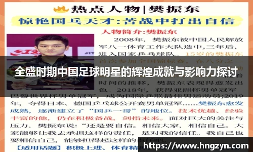 全盛时期中国足球明星的辉煌成就与影响力探讨
